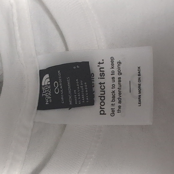 The North Face Half Dome T-shirt White Small - Picture 3 of 4